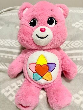 2022 Care Bears "True Heart Bear" 14” Plush Toy by Basic Fun